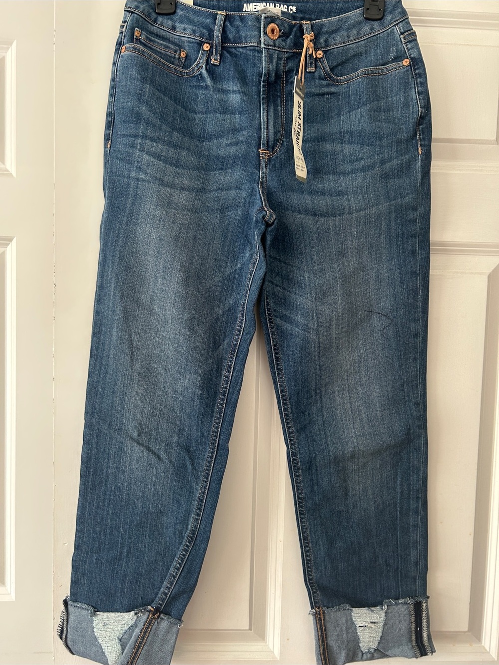 American Rag Men’s Distressed Blue Relaxed Jeans